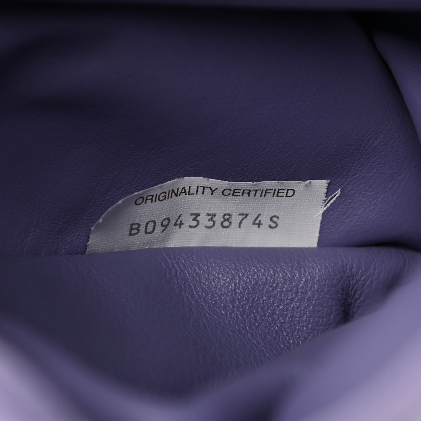 Calfskin Mini BV Twist Lavender