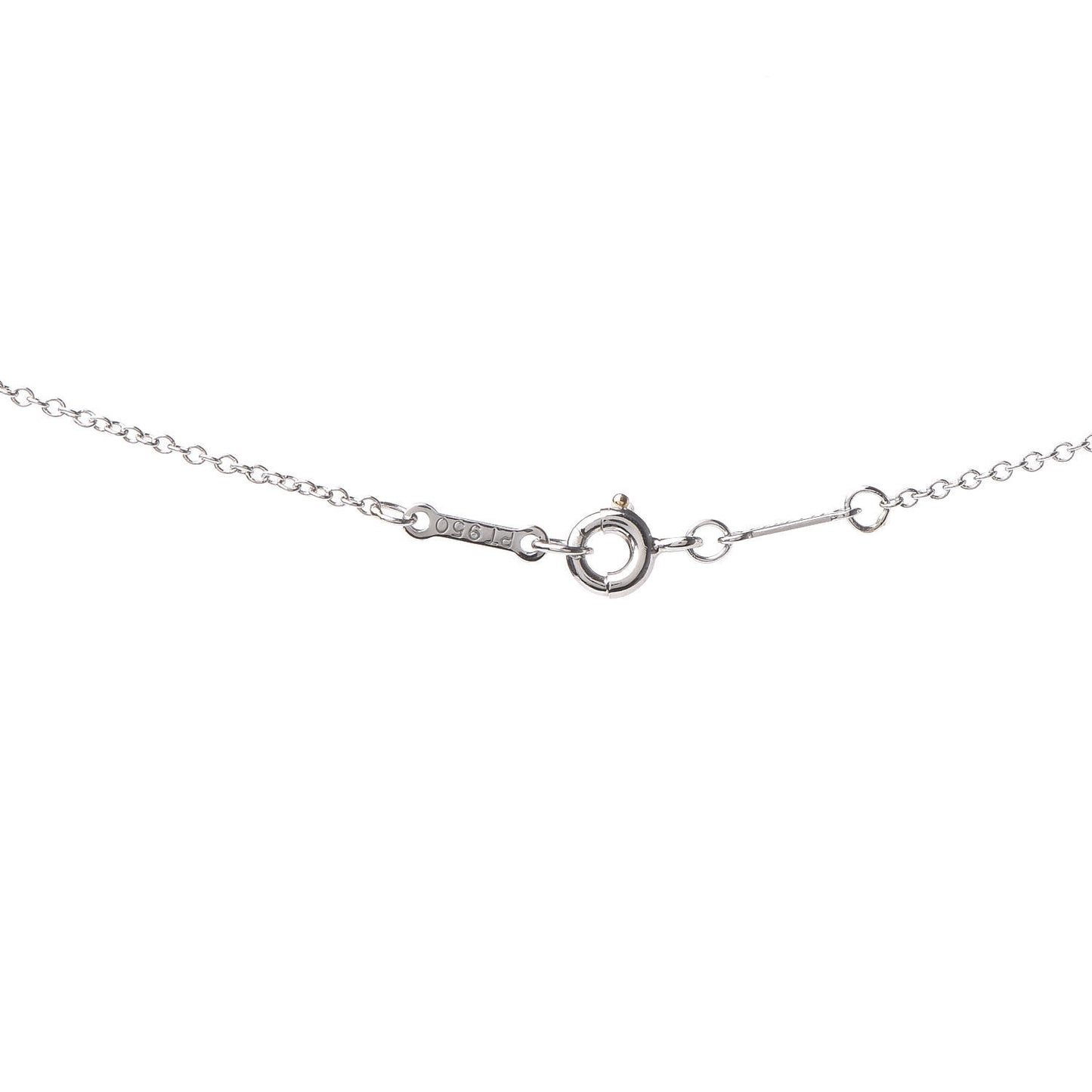Platinum Diamond .14ct Elsa Peretti Diamonds by the Yard Pendant Necklace