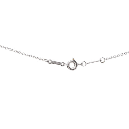Tiffany Platinum Diamond .14ct Elsa Peretti Diamonds by the Yard Pendant Necklace 5 of 8