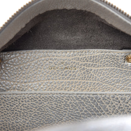 Delvaux Metallic Crispy Calfskin Cool Box Satchel Antique Silver 8 of 9