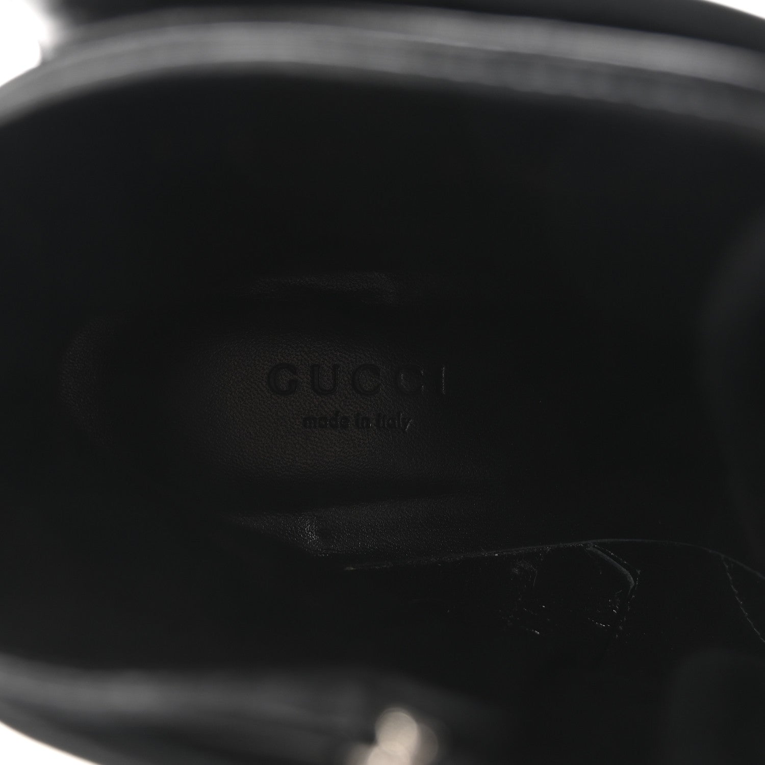 Gucci Flores Calfskin Nappa Matelasse GG 40mm Ankle Boots 37.5 Black 8 of 10