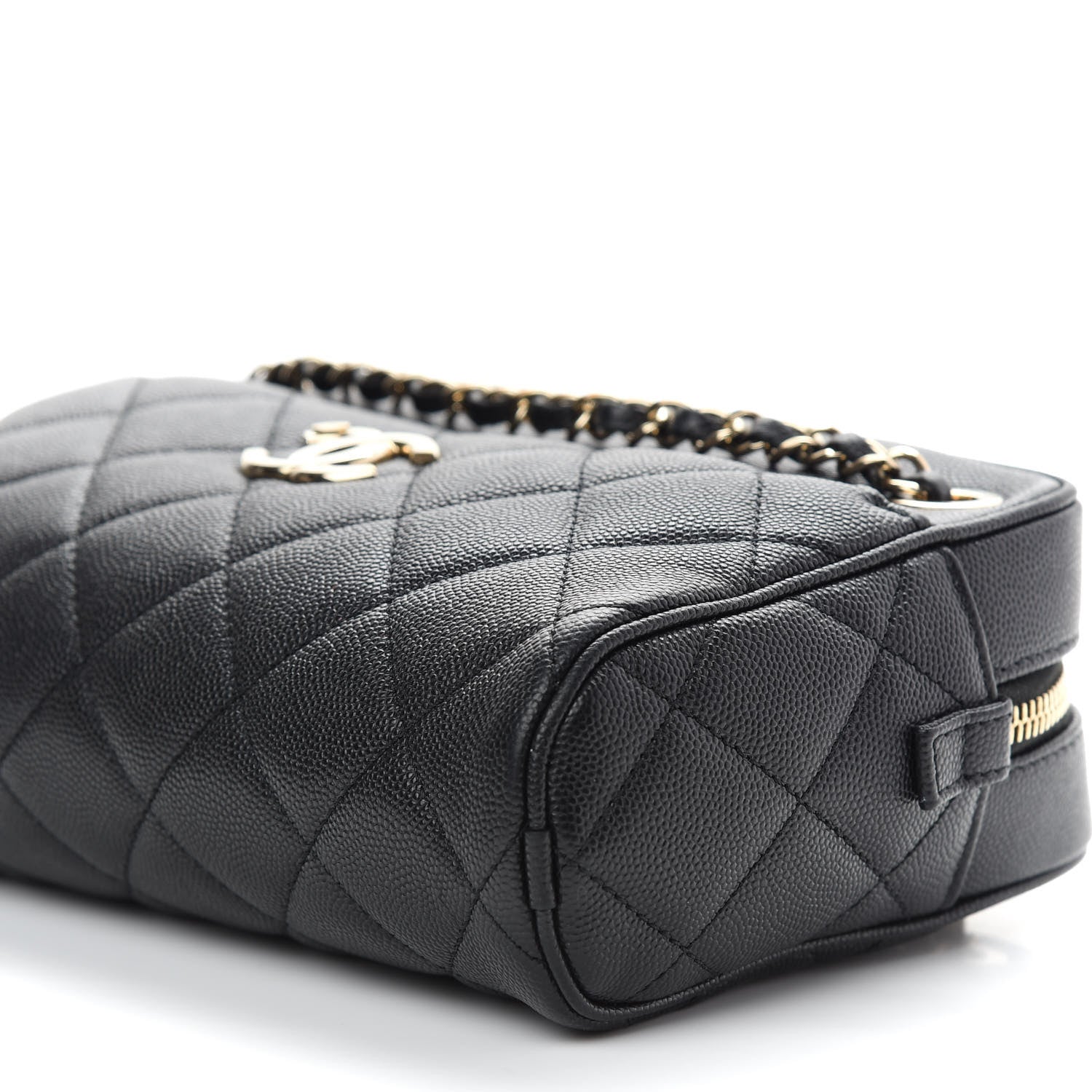 Chanel Caviar Quilted Small In & Out Camera Case Black 9 of 11