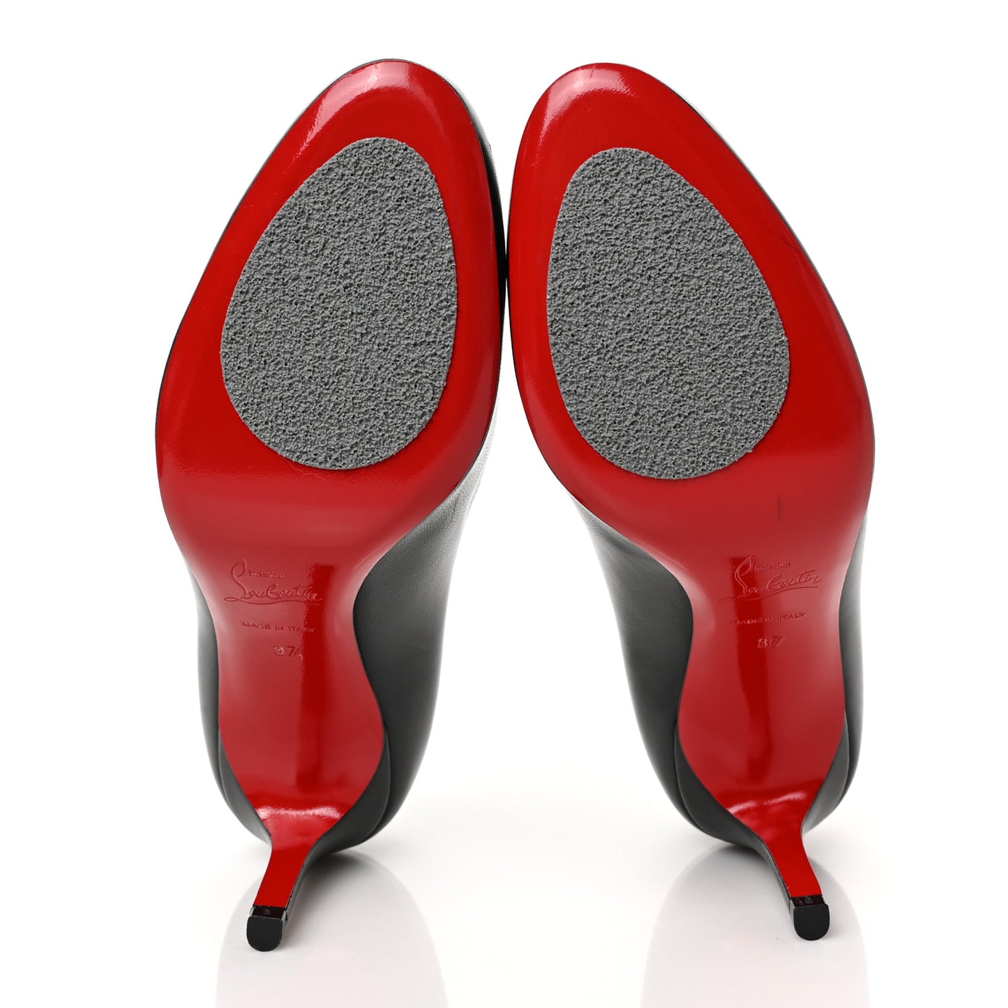 Shiny Nappa Simple 70 Pumps 37 Black