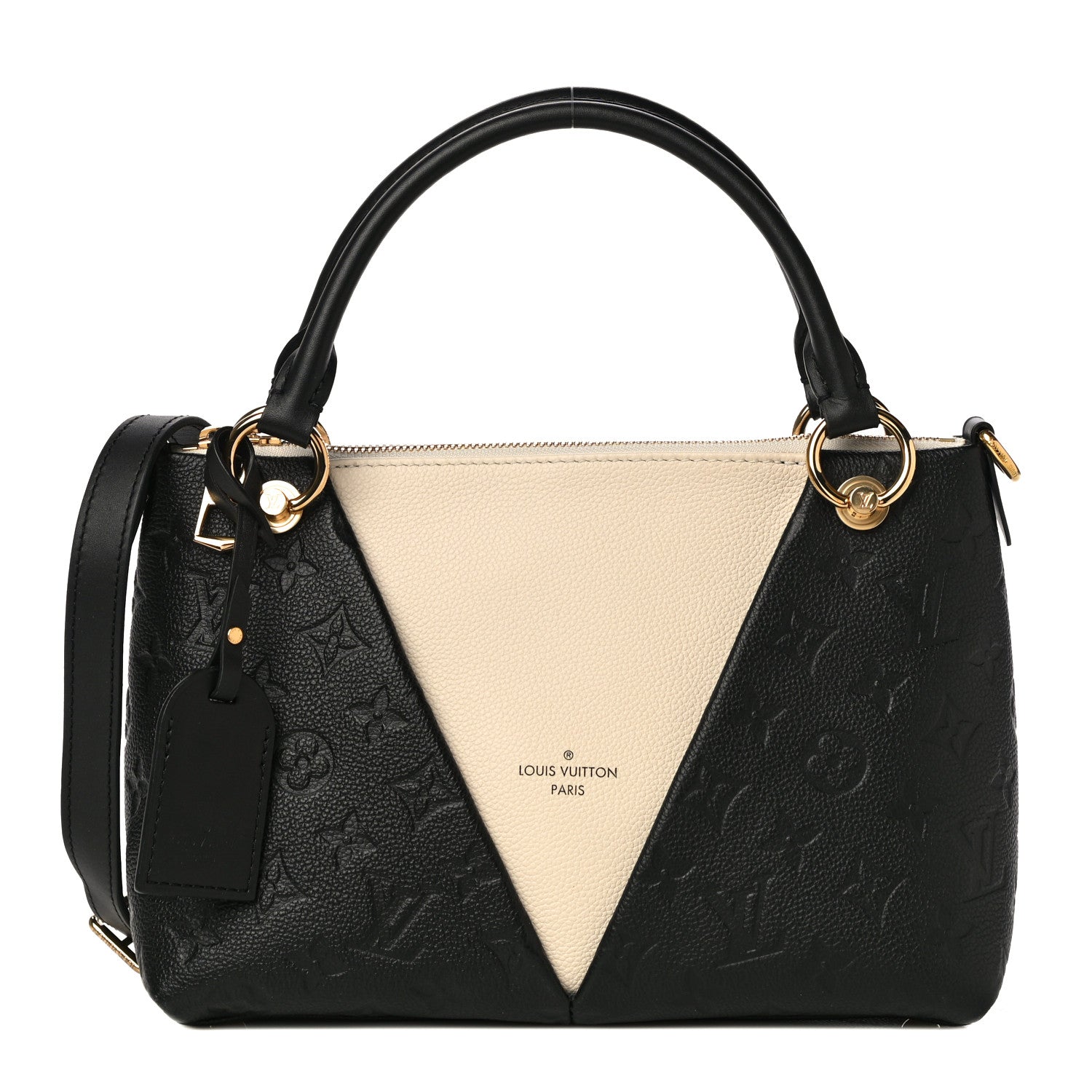 Louis Vuitton Empreinte V Tote BB Black Creme 1 of 12