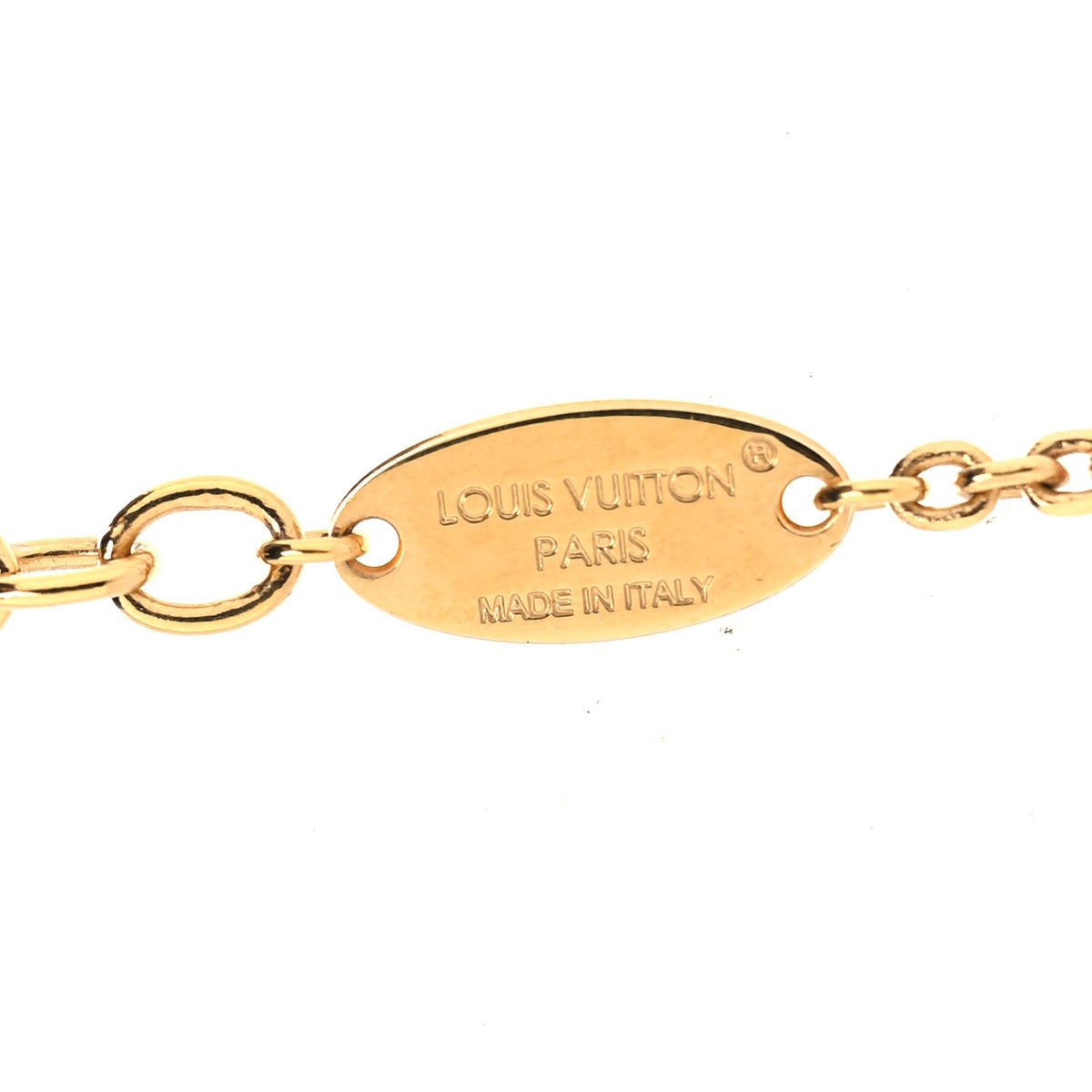 Louis Vuitton Metal Blooming Supple Necklace Gold 4 of 6