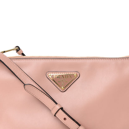 Prada Soft Calf Logo Crossbody Cammeo 10 of 10