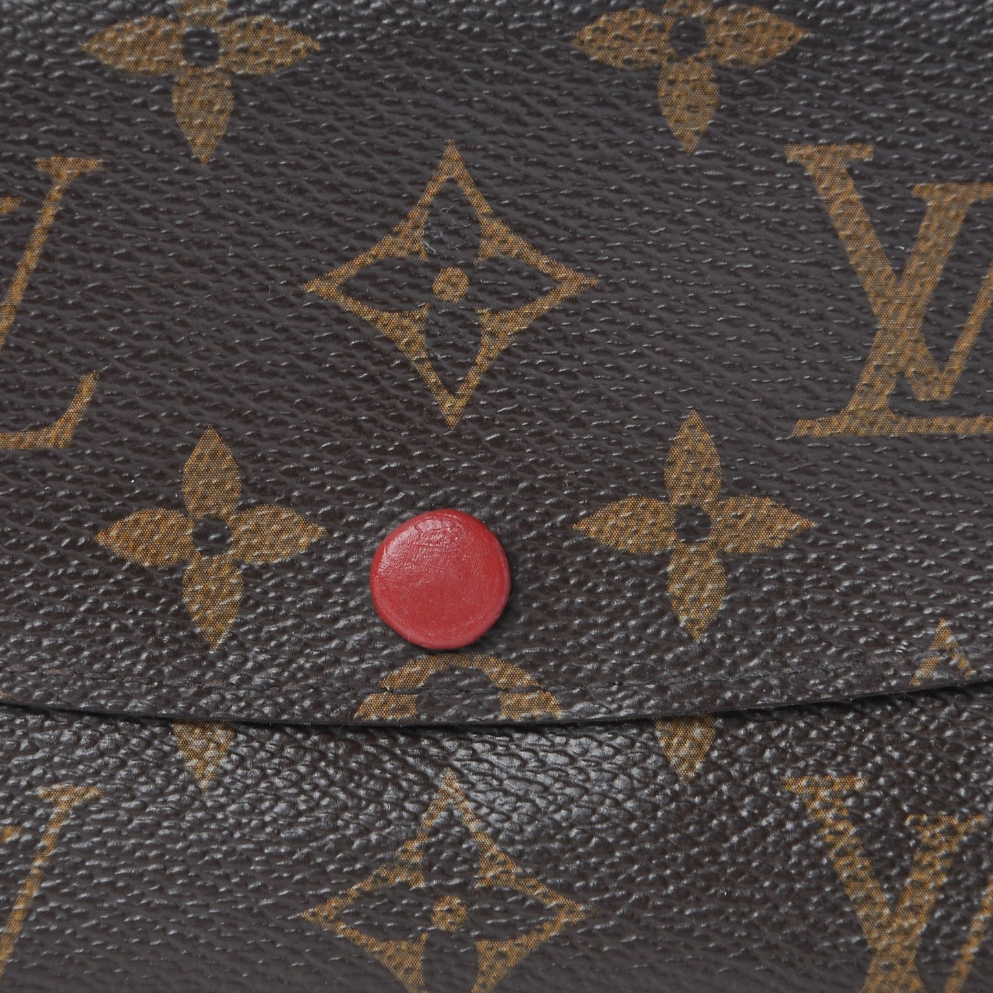 Monogram Emilie Wallet Red