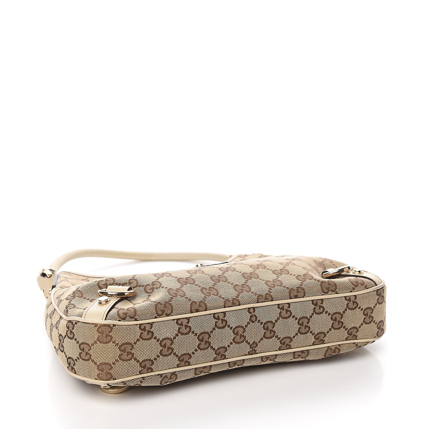 Monogram Medium Abbey D Ring Hobo Off White