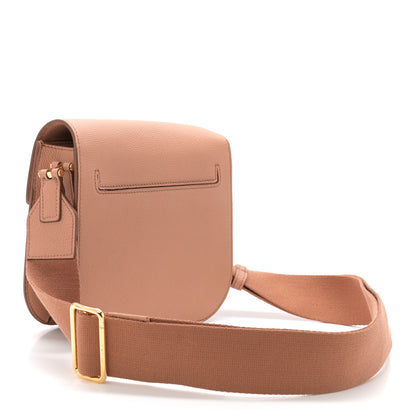 Tom Ford Grained Calfskin Mini T Clasp Tara Crossbody Bag Brown 3 of 9
