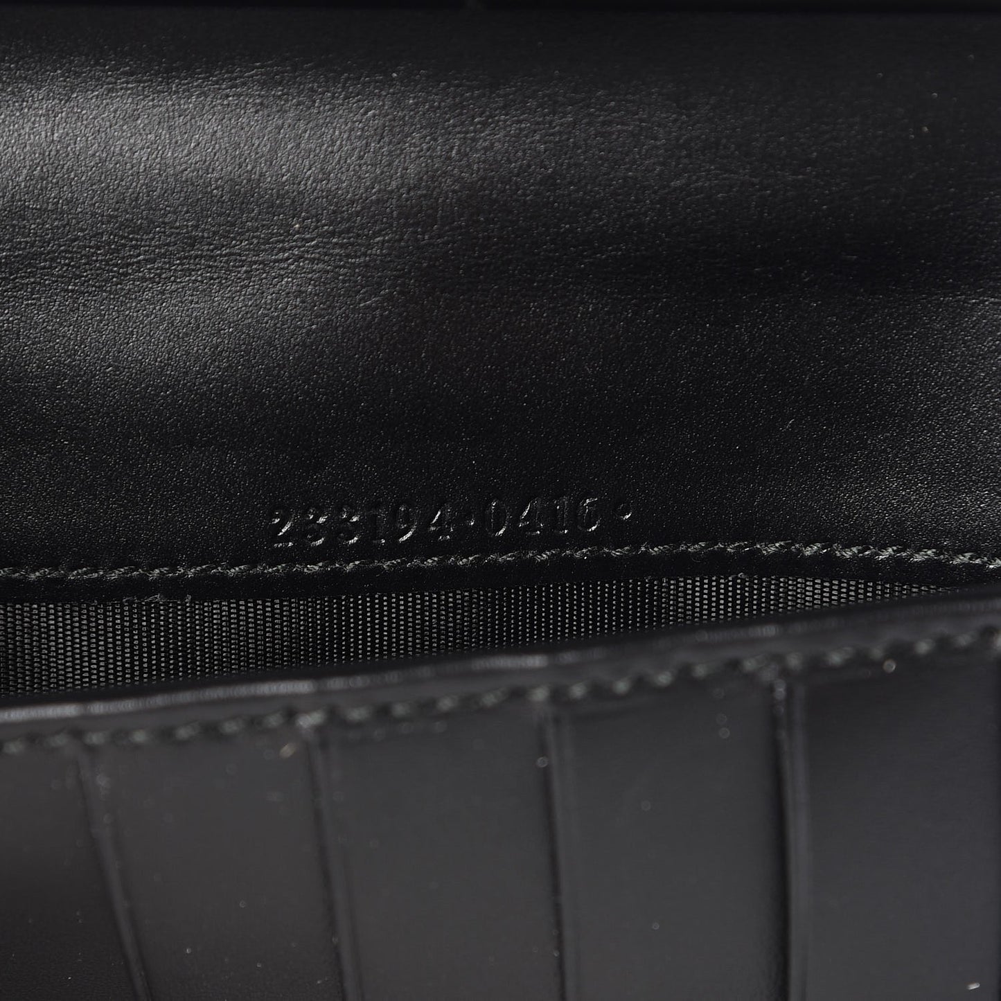 Guccissima Signature Zip Around Organizer Wallet Black