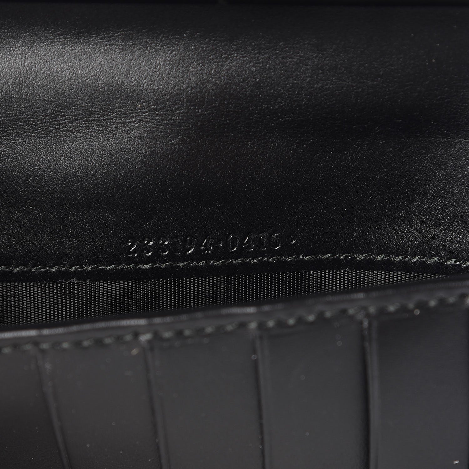 Gucci Guccissima Signature Zip Around Organizer Wallet Black 7 of 8