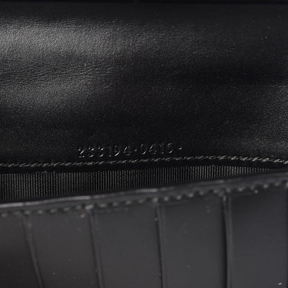 Gucci Guccissima Signature Zip Around Organizer Wallet Black 7 of 8