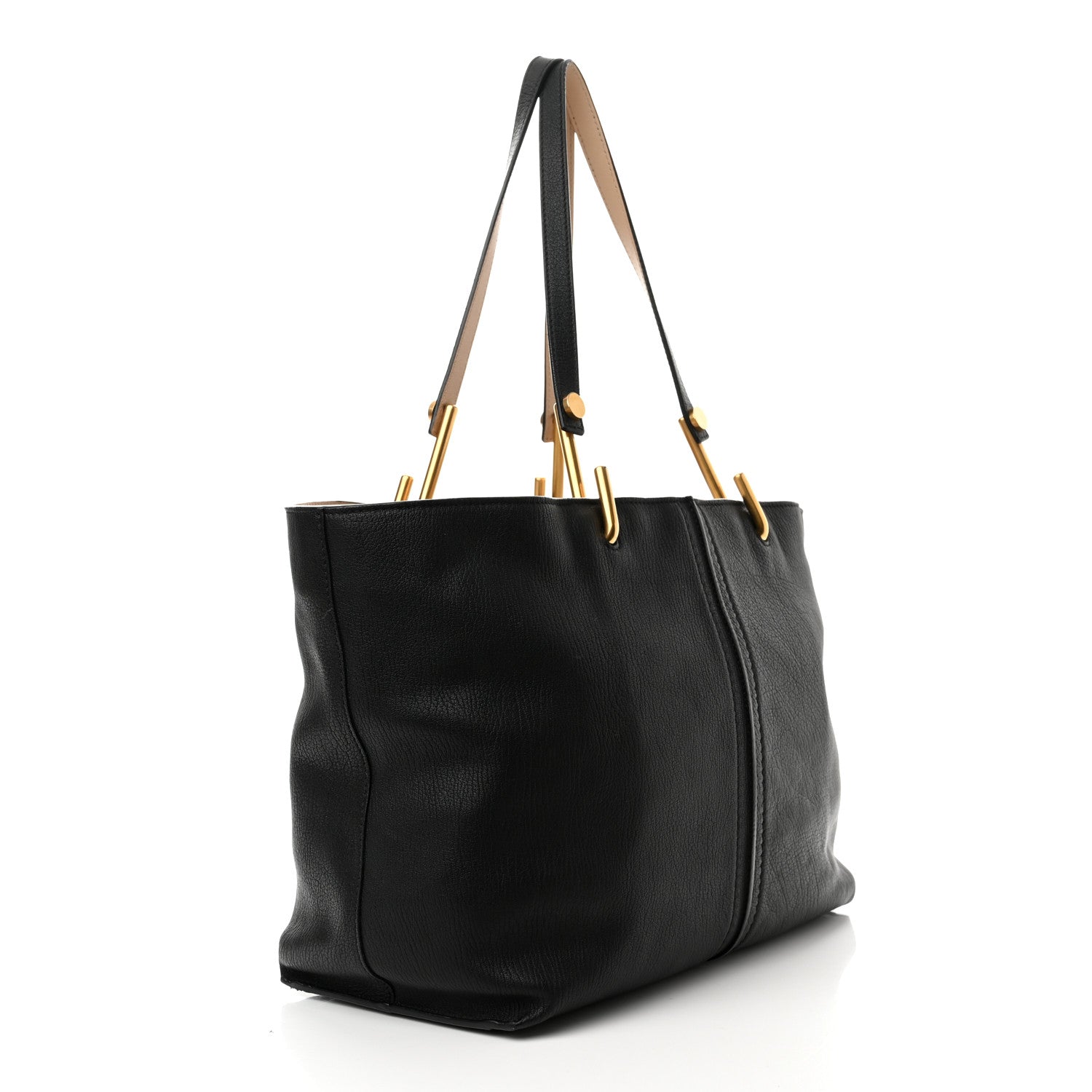 Chloe Grained Lambskin Keri Tote Black 2 of 8