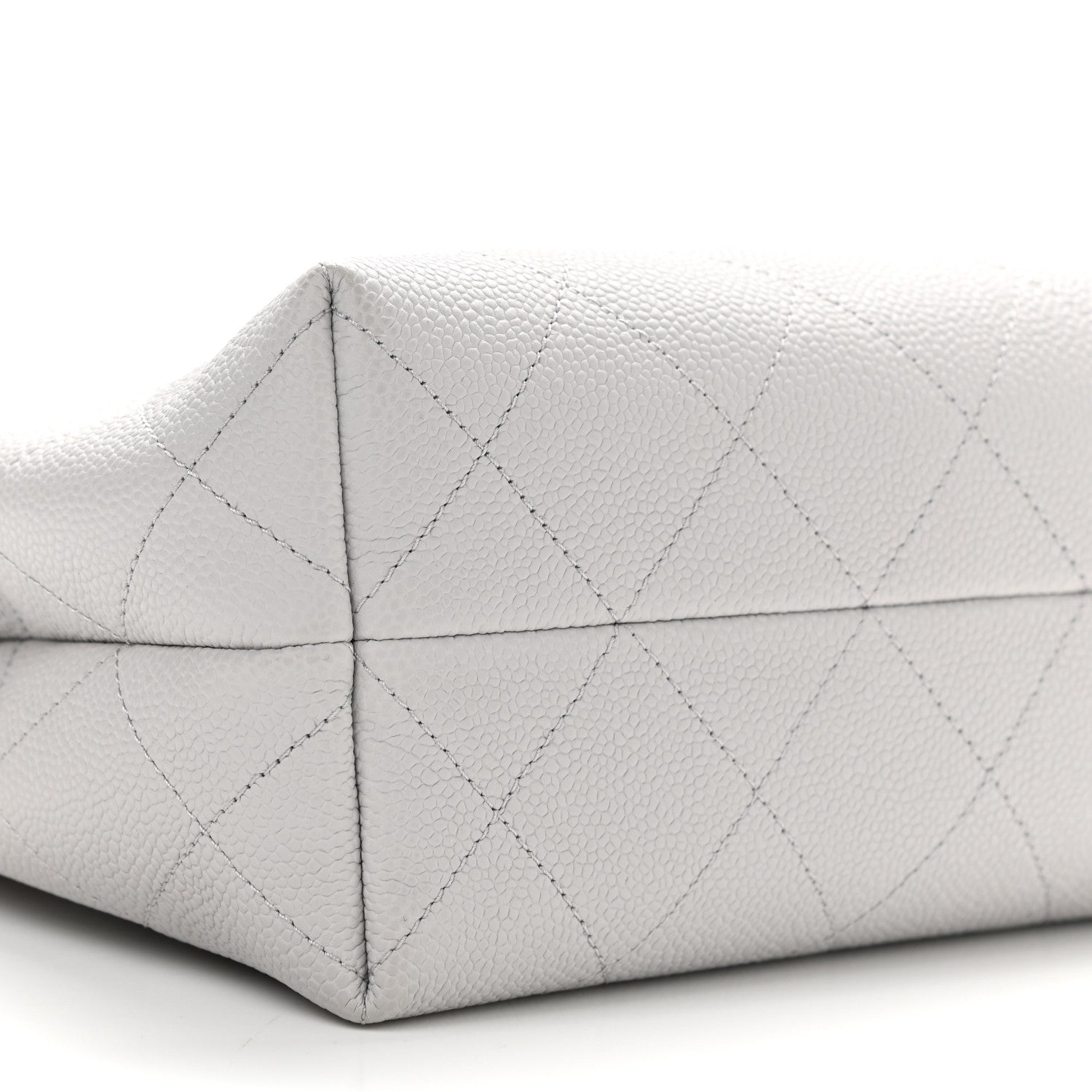 Chanel Caviar Quilted City Walk Hobo Light Grey 9 of 10