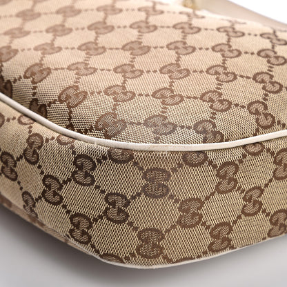 Gucci Monogram Medium Charmy Hobo Off White 9 of 12