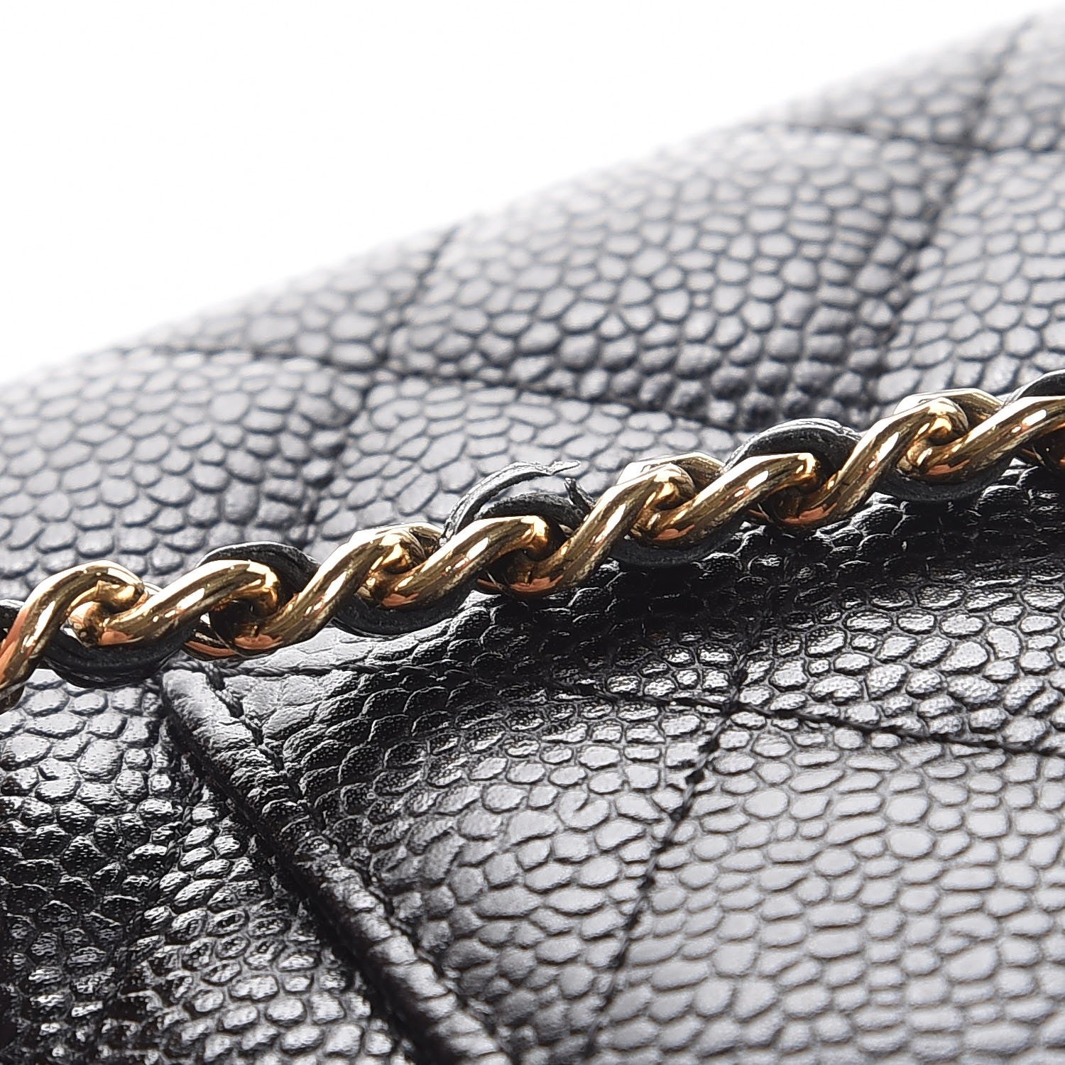 Chanel Caviar Quilted Wallet On Chain WOC Black 9 of 10