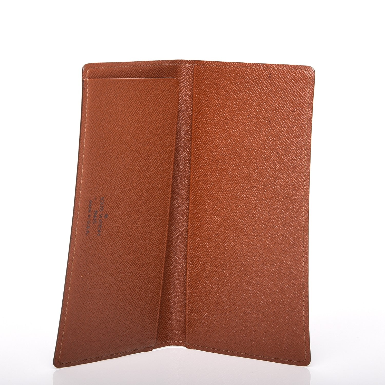 Louis Vuitton Monogram Simple Checkbook Holder Wallet Cover 5 of 6