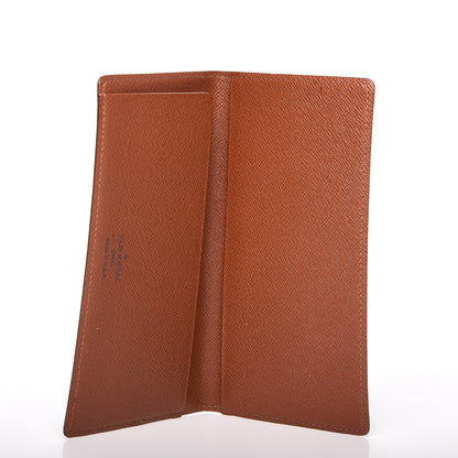 Louis Vuitton Monogram Simple Checkbook Holder Wallet Cover 5 of 6