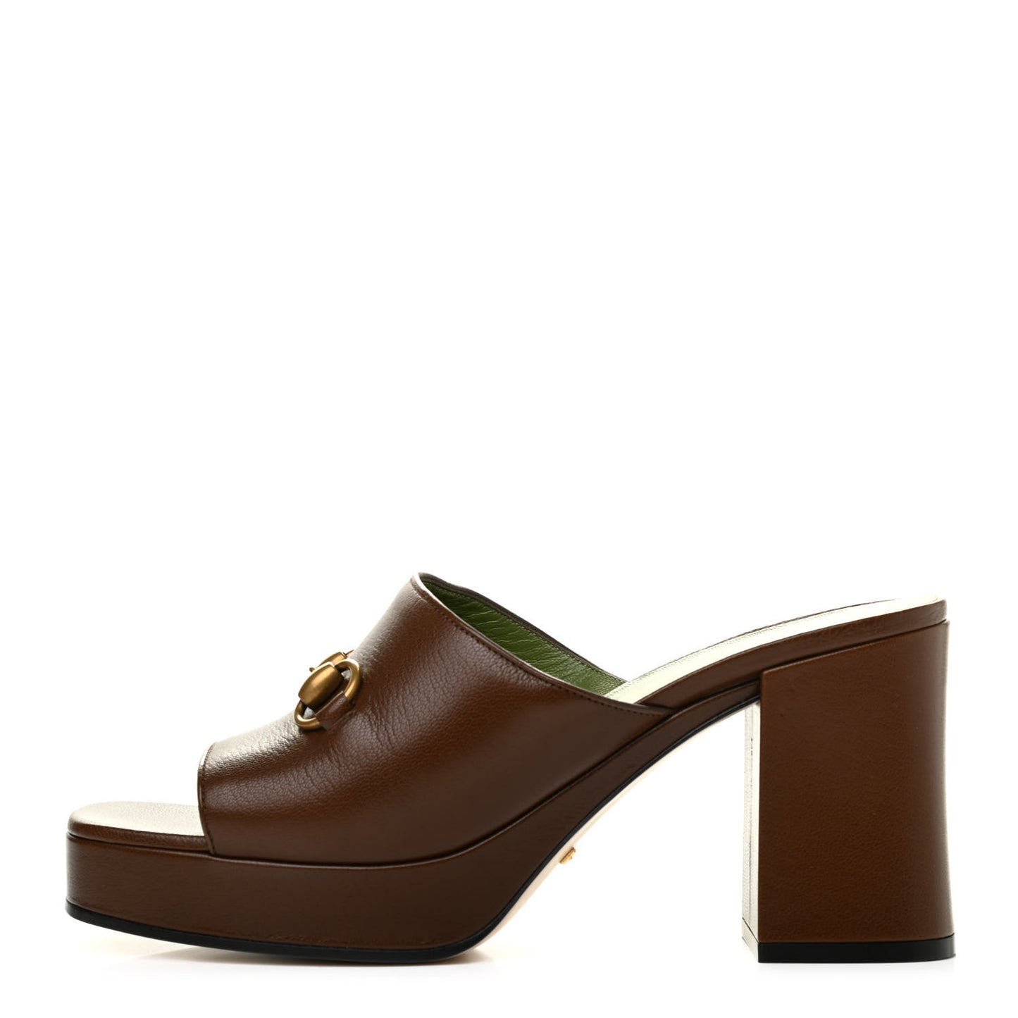 Granada Kid Houdan Platform Slide Sandals 39 Brown Sugar