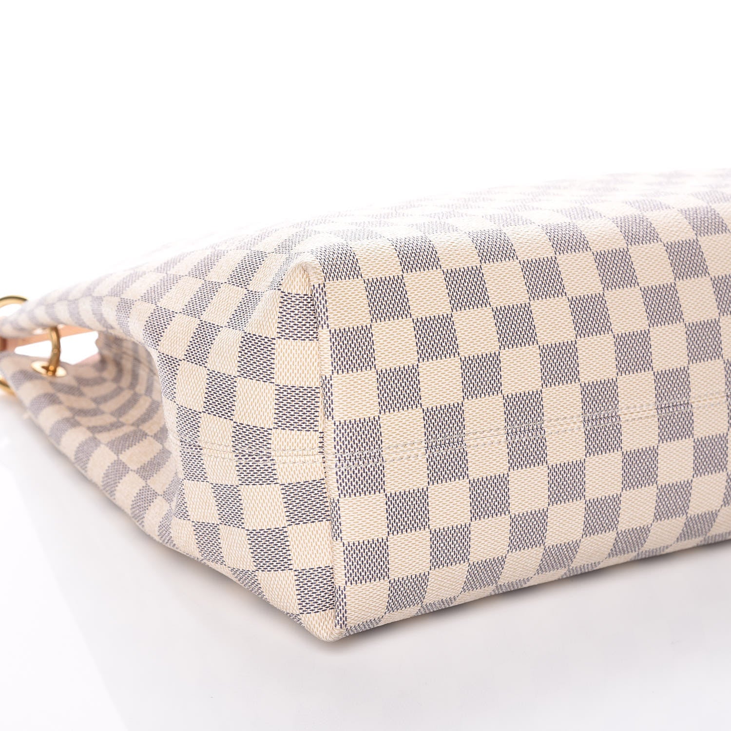 Louis Vuitton Damier Azur Graceful MM Rose Ballerine 5 of 9