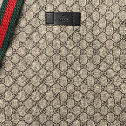 Gucci Soft GG Supreme Monogram Web Vertical Tote Black 8 of 10