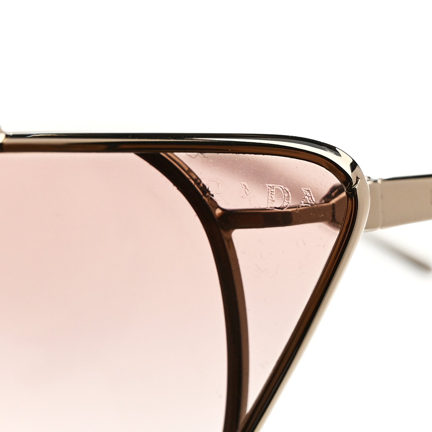 Cat Eye Sunglasses SPR 64U Gold