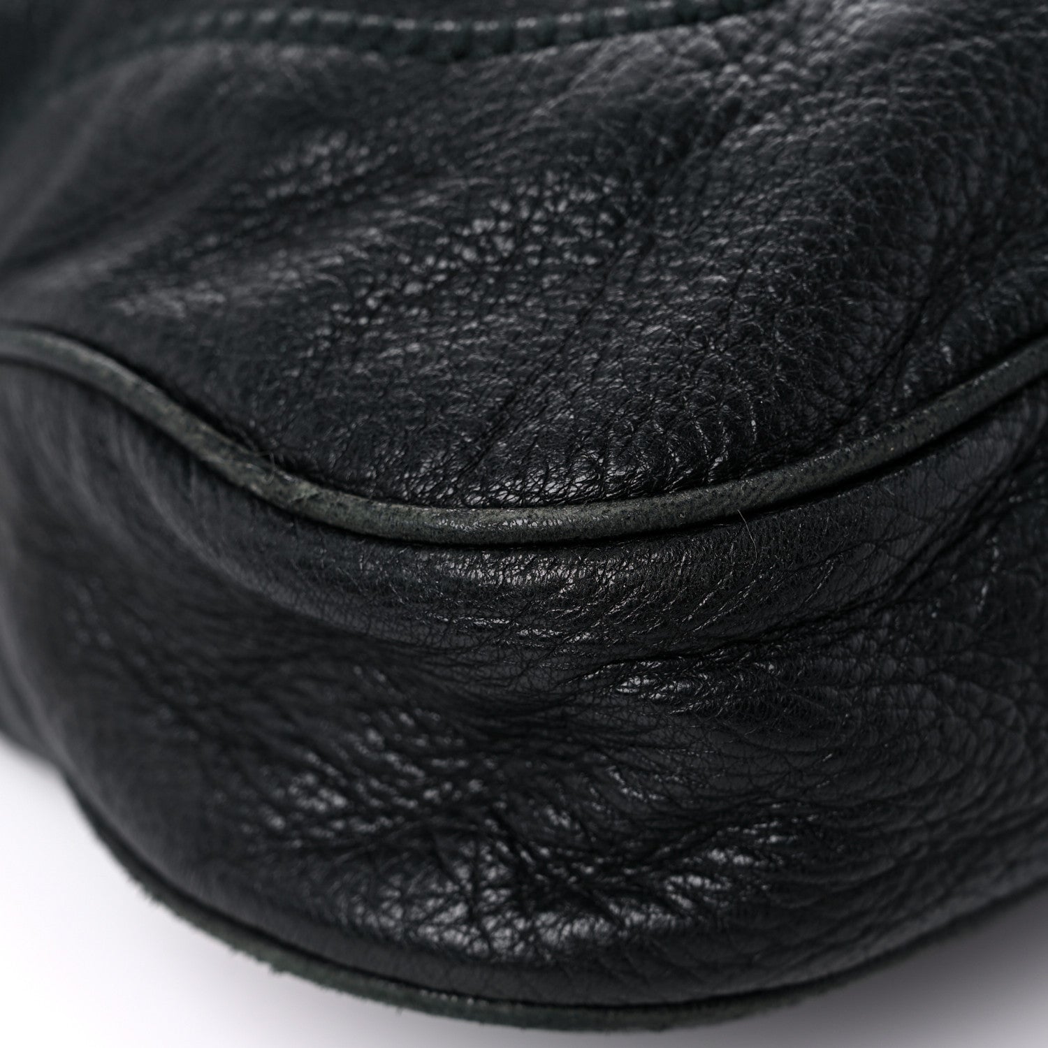 Gucci Calfskin Large New Jackie Shoulder Bag Black 8 of 16