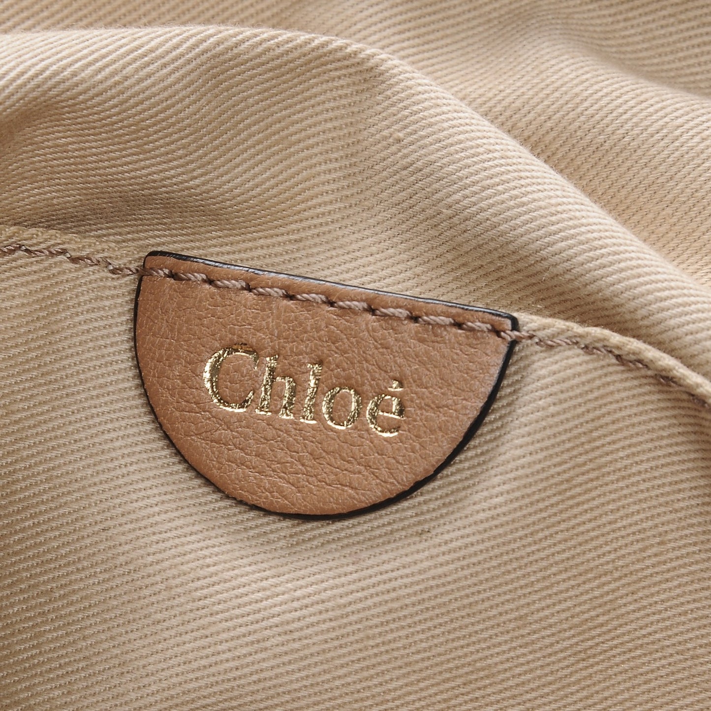 Calfskin Large Marcie Lock Satchel Beige