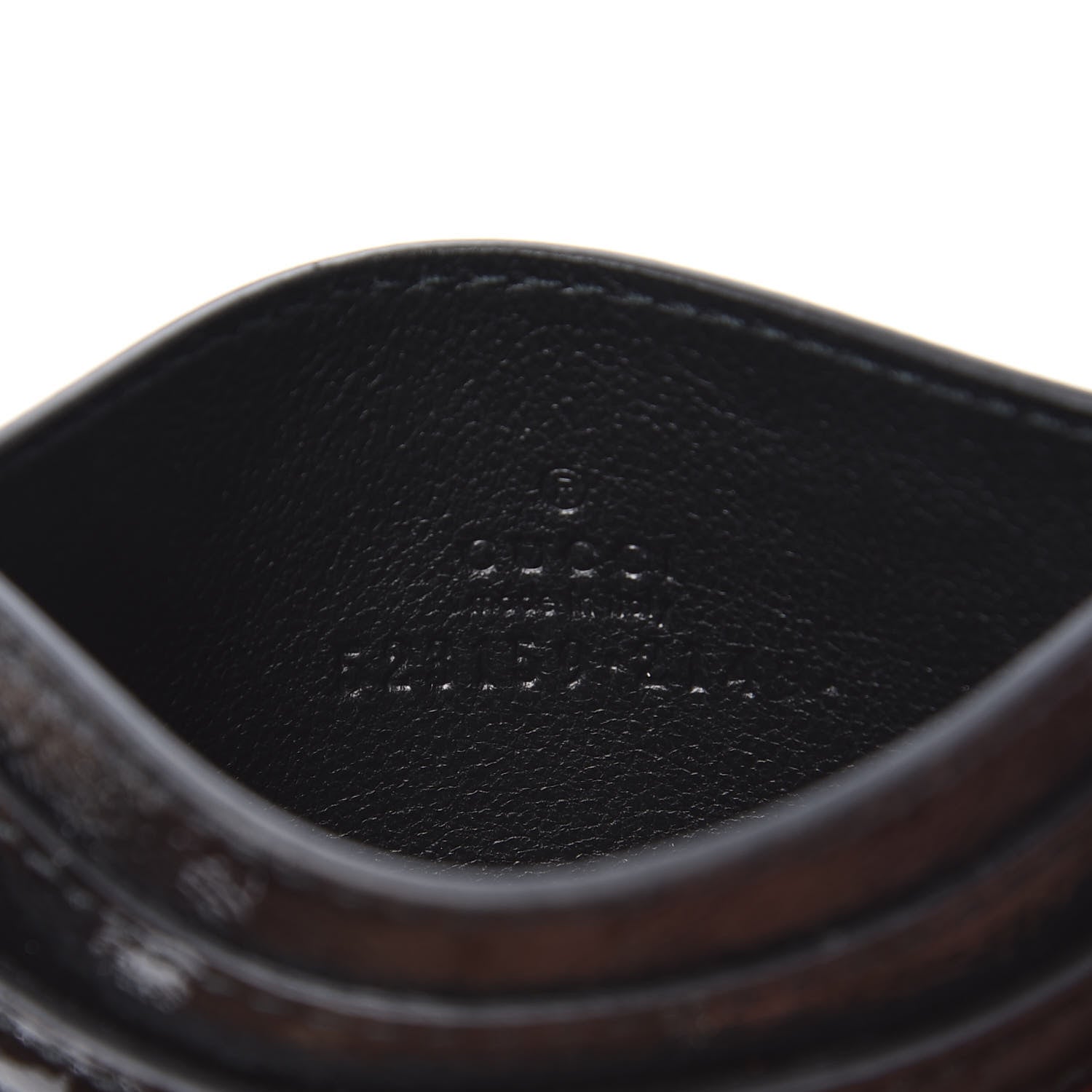 Gucci Suede Patent Ophidia Card Holder Hibiscus Red Black 5 of 6