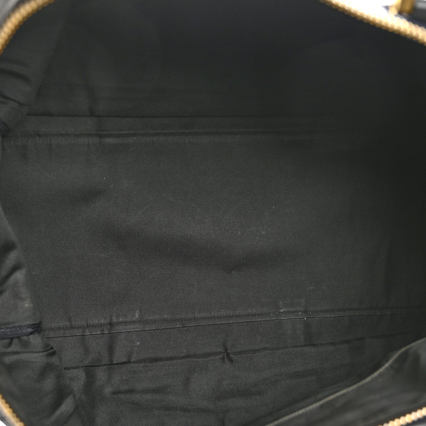 Calfskin Stitched Duffel Bag Black