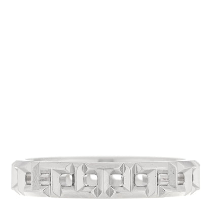Tiffany 18K White Gold T True Narrow Band Ring 48 4.5 3 of 5