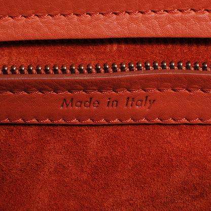 Celine Smooth Calfskin Medium Phantom Luggage Bag Orange 7 of 9