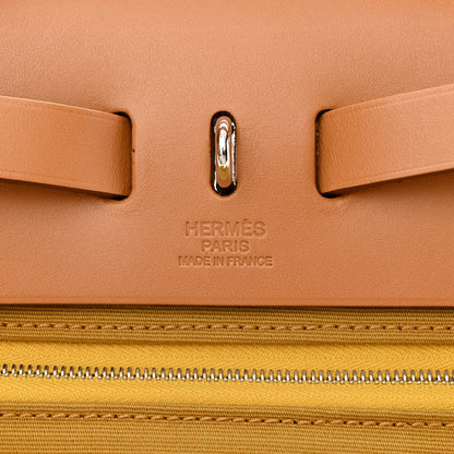Hermes Toile Vache Hunter Herbag Zip 31 PM Cumin Naturel Sable 8 of 12