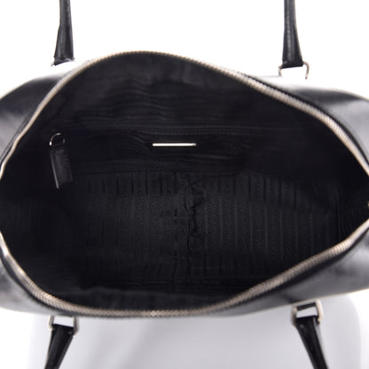 Prada Vitello Bowling Bag Black 6 of 17