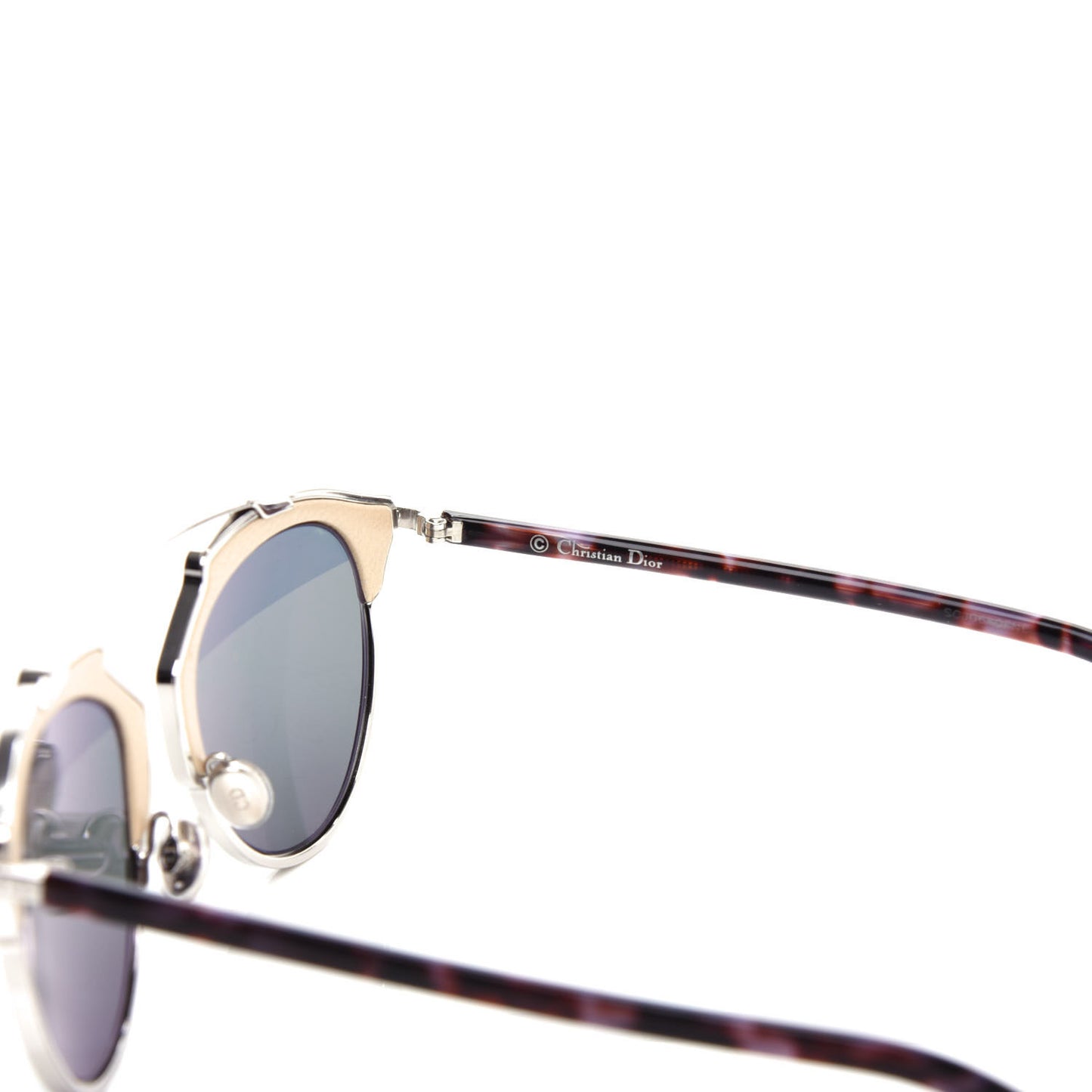 Mirrored So Real Sunglasses Silver Gold
