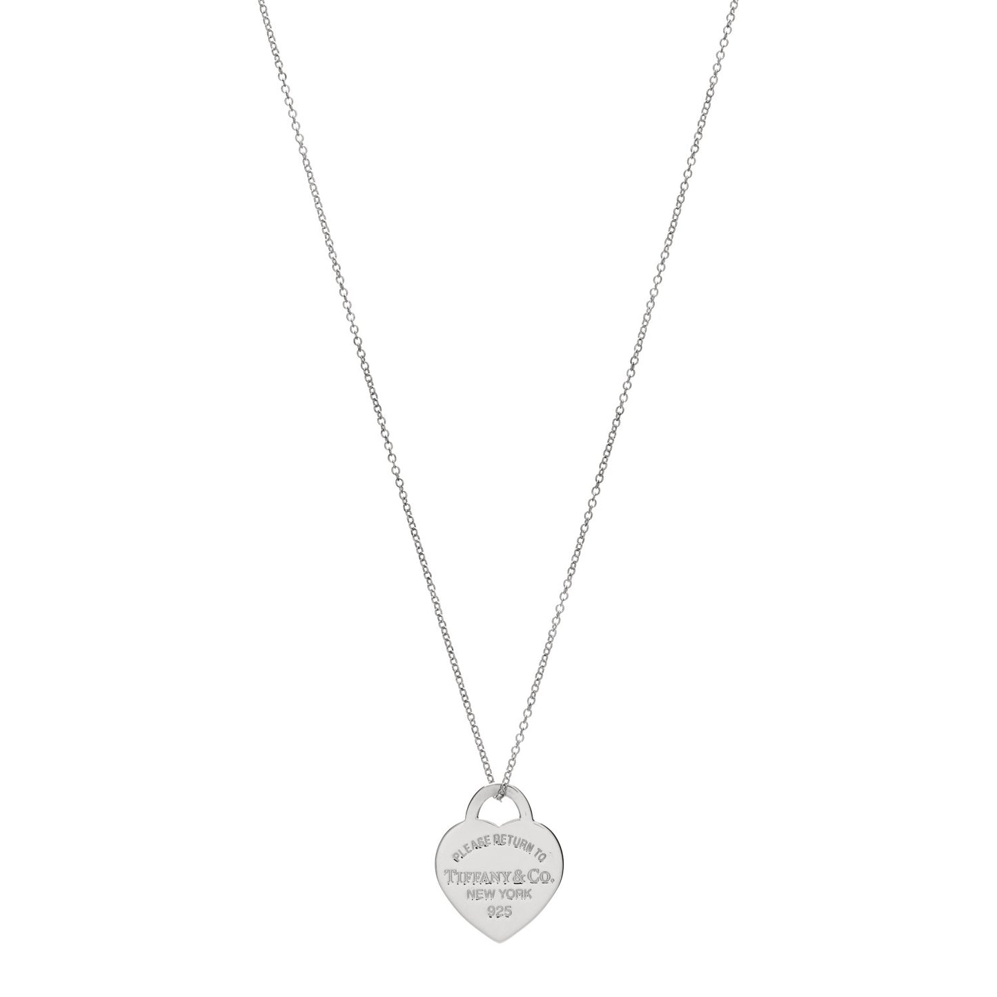 Sterling Silver Small Return to Tiffany Heart Pendant Necklace
