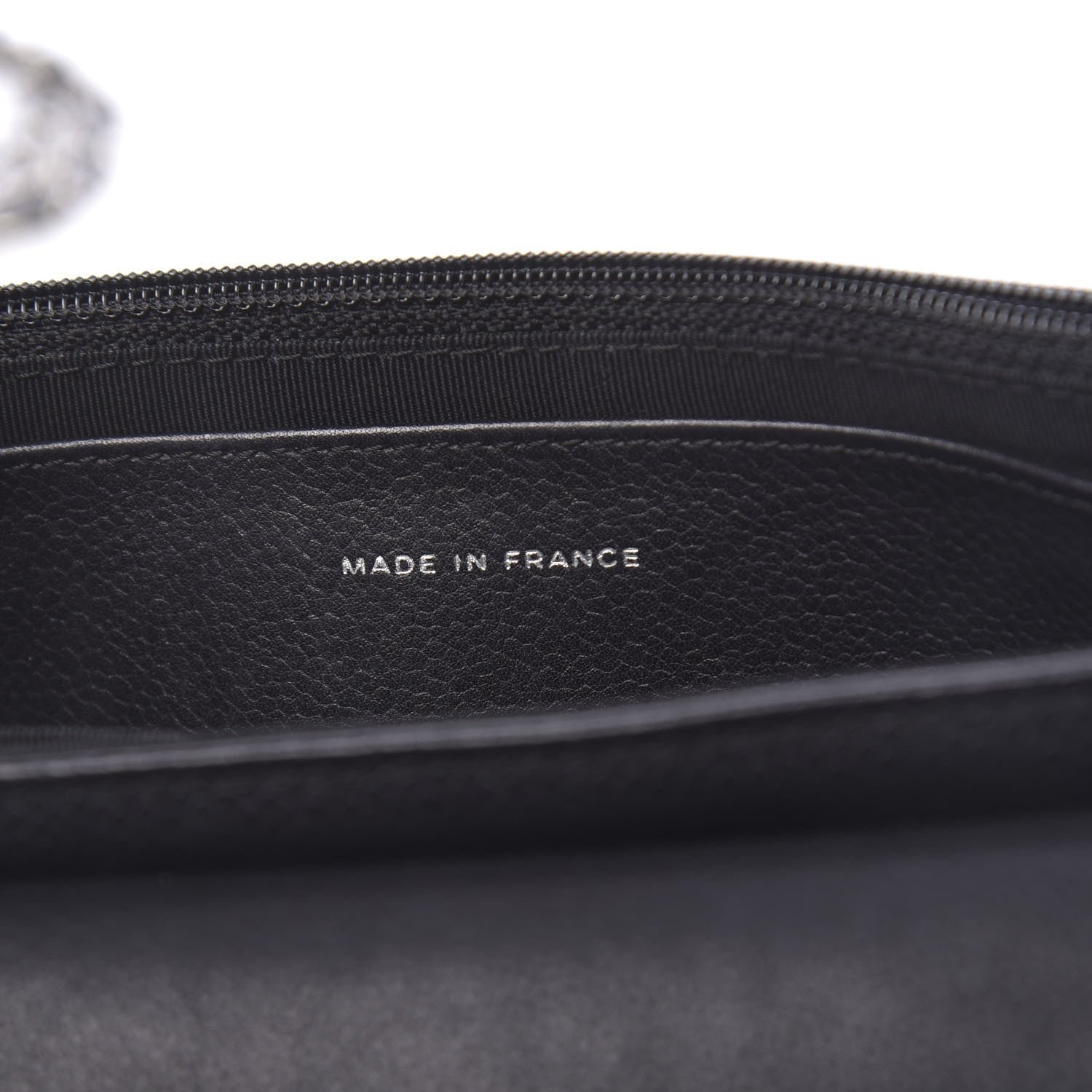 Chanel Caviar Half Moon Wallet On Chain WOC Black 7 of 11