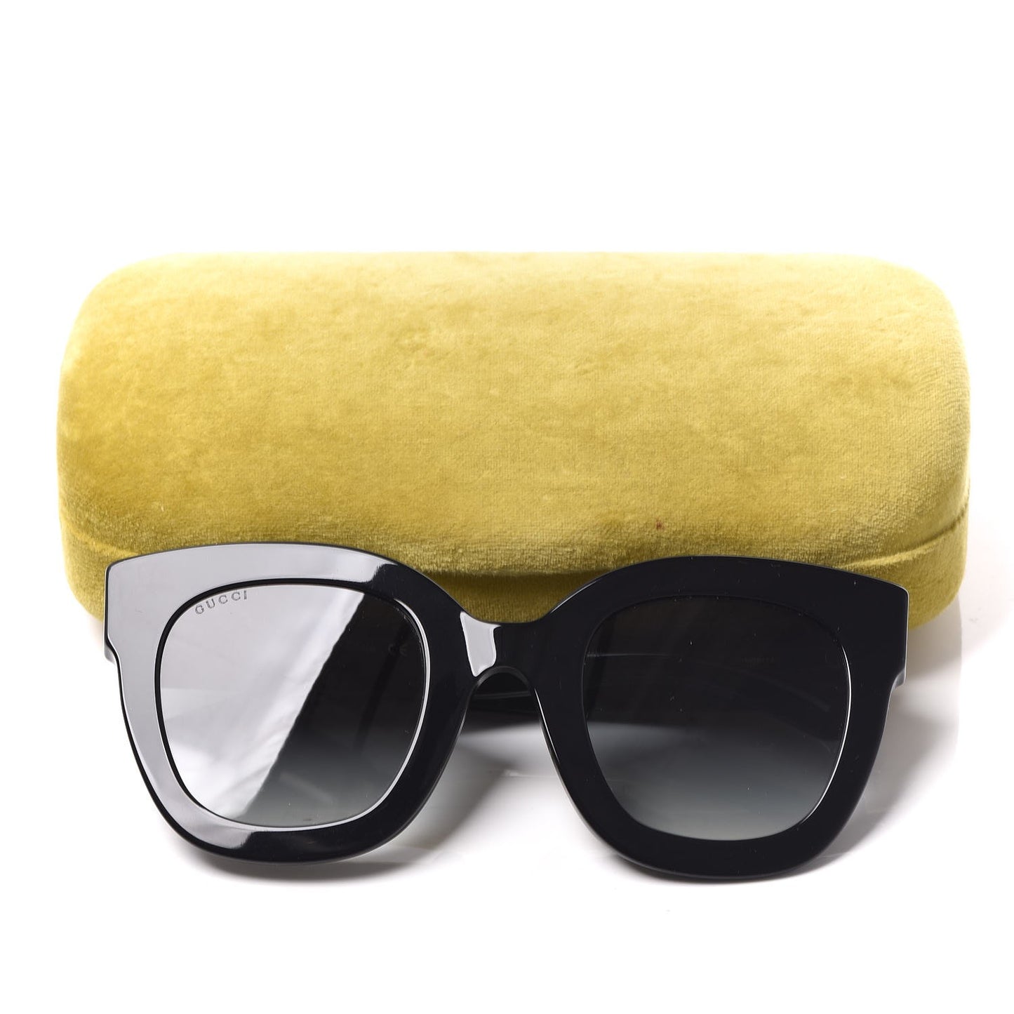Round Frame Star Sunglasses GG0208S Black