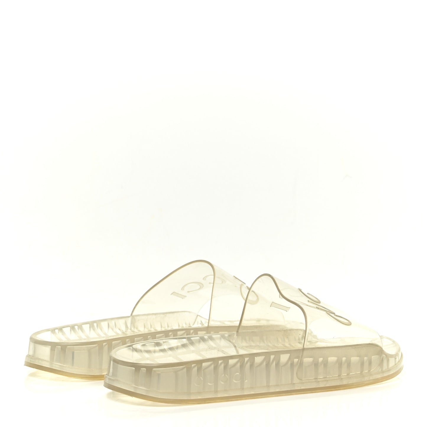 Rubber Mens Pursuit Slide Sandals 8 Transparent