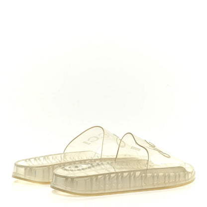 Gucci Rubber Mens Pursuit Slide Sandals 8 Transparent 4 of 10