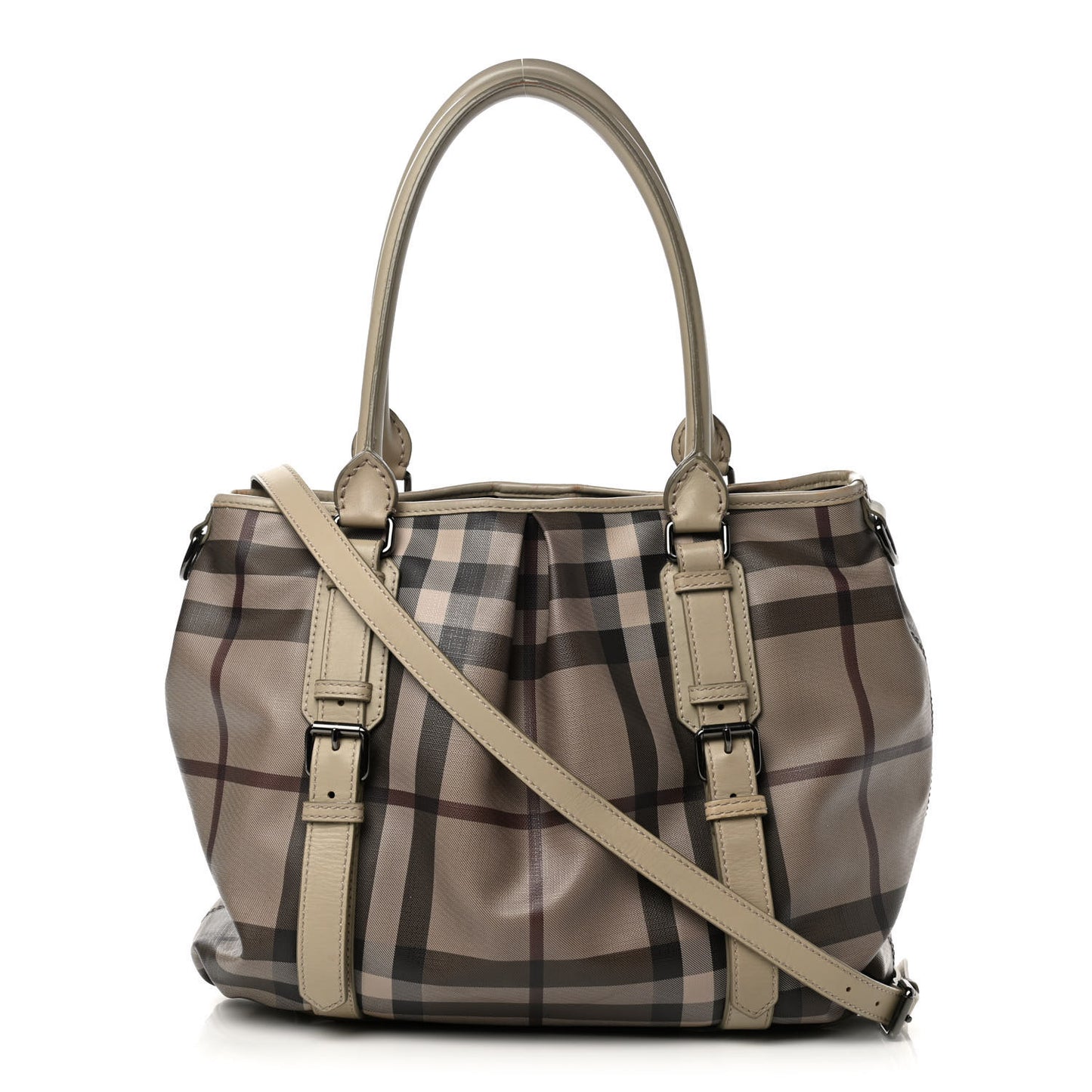 Smoked Check Small Northfield Tote Trench