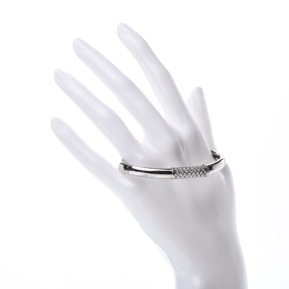Van Cleef & Arpels 18K White Gold Diamond Philippine Bangle Bracelet 2 of 7