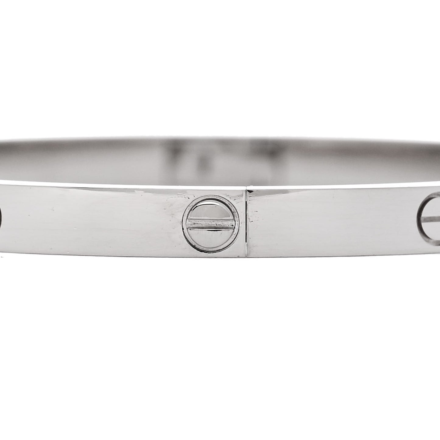 18K White Gold Small LOVE Bracelet 15
