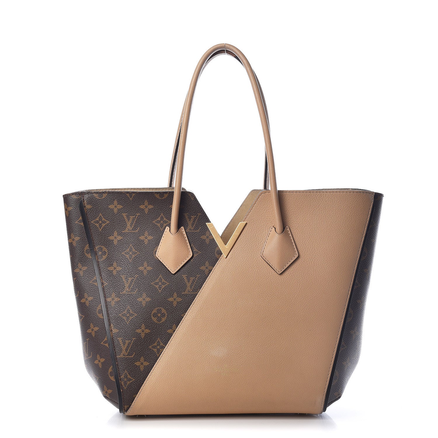 Louis Vuitton Calfskin Monogram Kimono Tote Dune 1 of 27