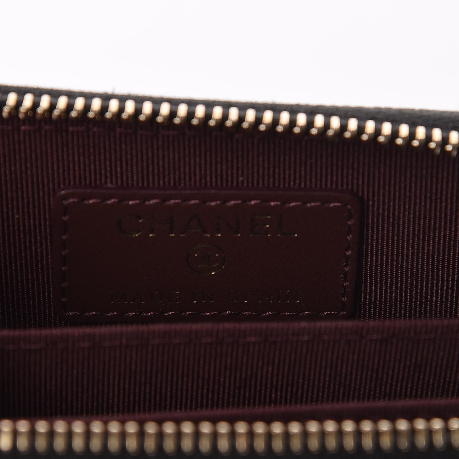 Chanel Caviar Quilted Zip Coin Purse Black 6 of 8