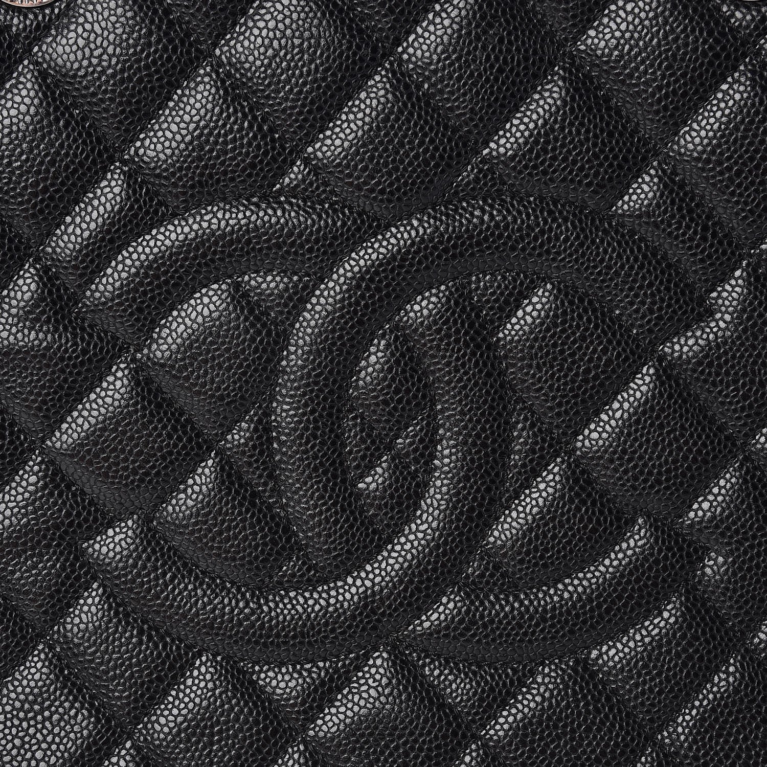 Chanel Caviar Quilted XL Grand Shopping Tote GST Black 8 of 12