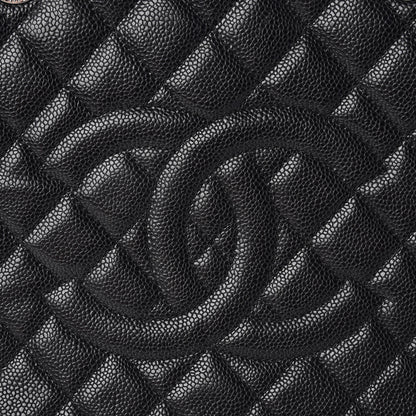 Chanel Caviar Quilted XL Grand Shopping Tote GST Black 8 of 12