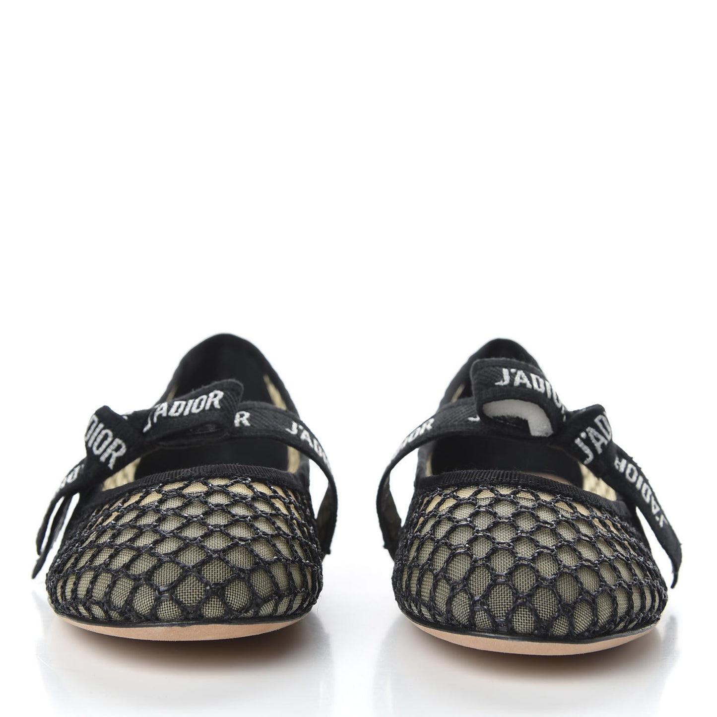 Resille Ribbon Miss J'Adior Ballet Flat 37.5 Black