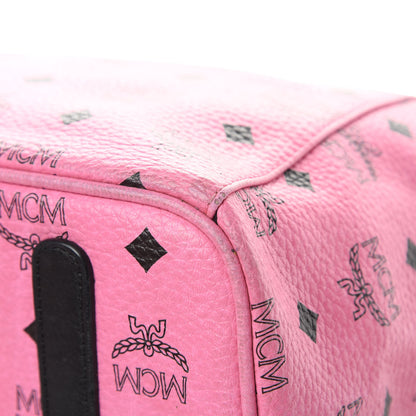 MCM Visetos Medium Liz Reversible Shopper Tote Pink 15 of 23