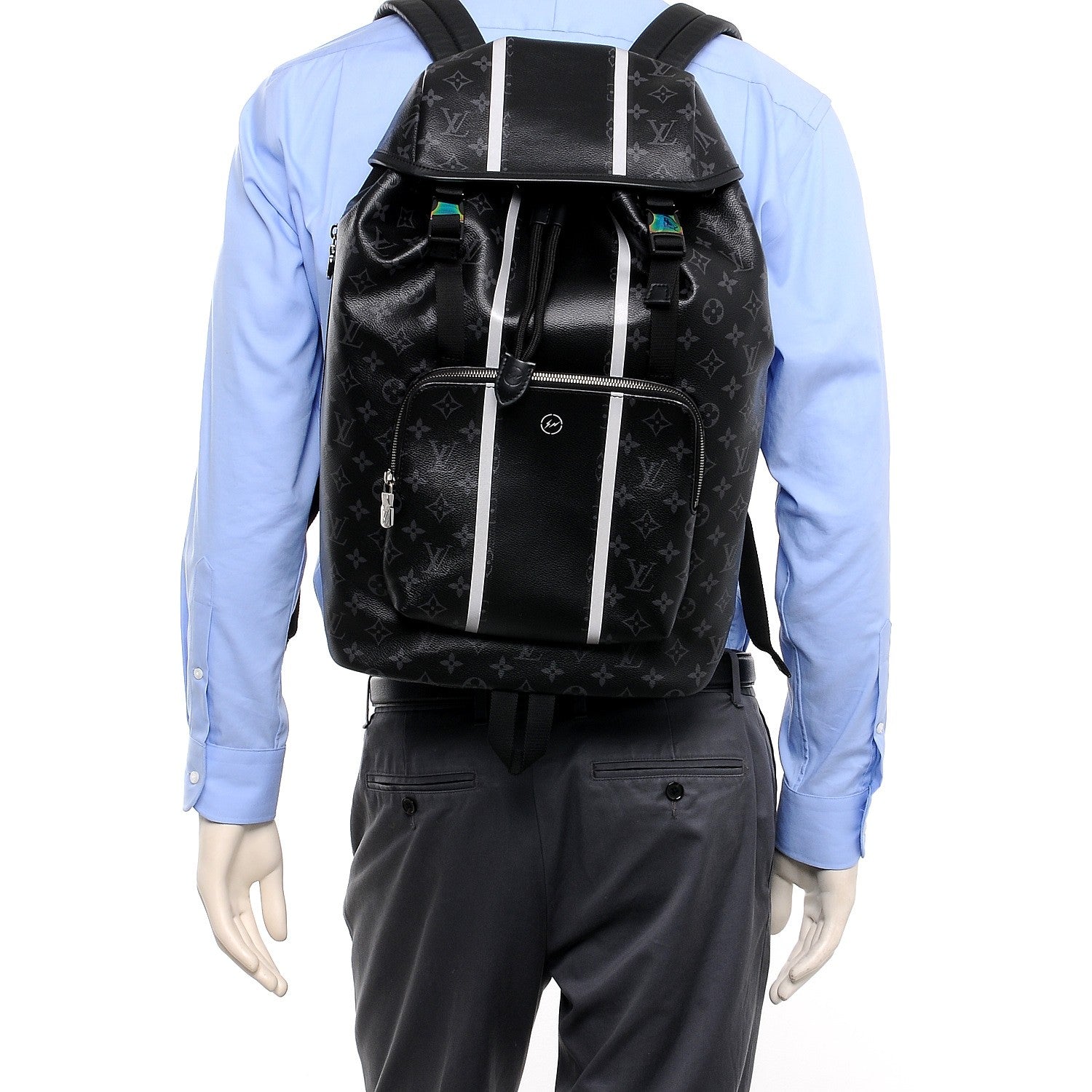 Louis Vuitton Monogram Eclipse Flash Fragment Zack Backpack 2 of 7